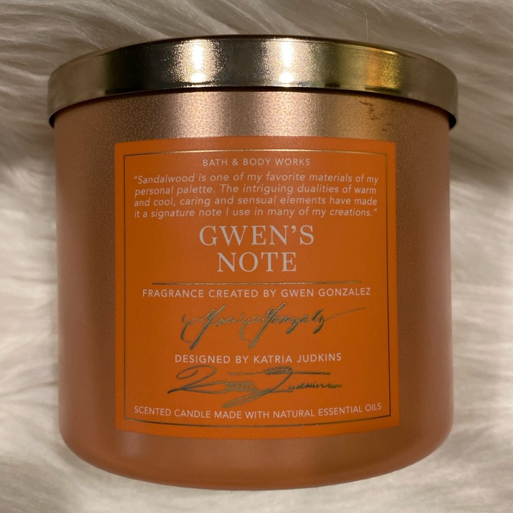 2/$34 “GWEN’S NOTE” 3-Wick Candle Collection by B&BW / WB, 14.5 oz, NWT
